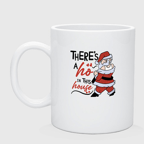 Кружка Theres a ho / Белый – фото 1