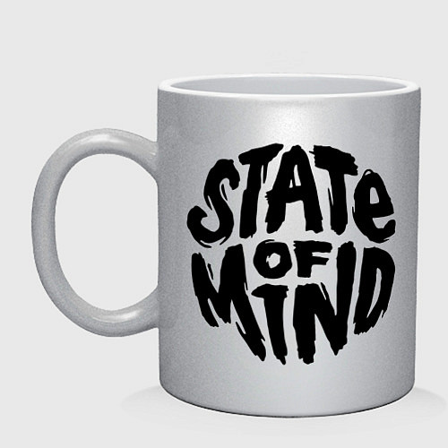 Кружка DNB состояние души / Серебряный – фото 1