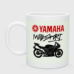 Кружка керамическая Yamaha - motorsport, цвет: фосфор