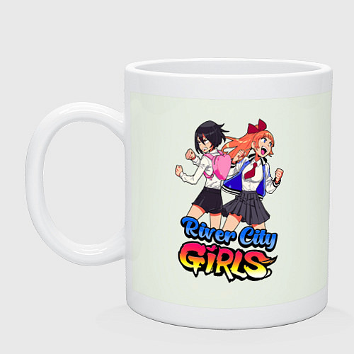Кружка River city girls - fighting / Фосфор – фото 1