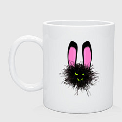 Кружка керамическая Bunny dust, цвет: белый