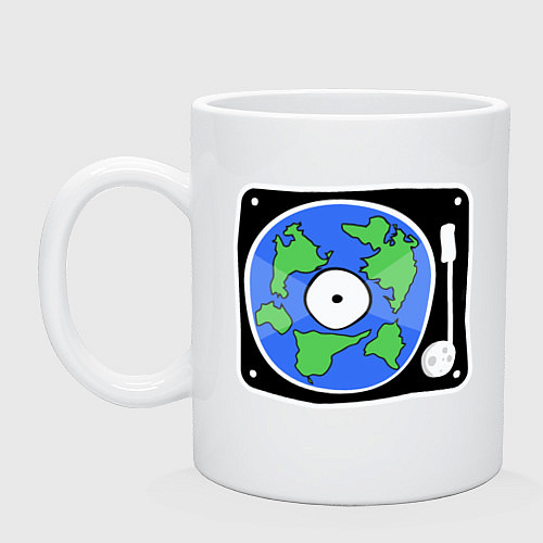 Кружка Виниловый мир / Белый – фото 1