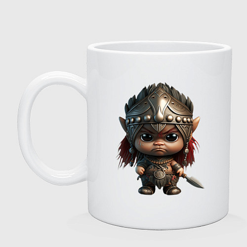 Кружка Воинственная амазонка / Белый – фото 1