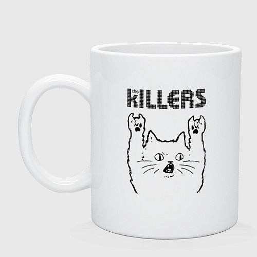 Кружка The Killers - rock cat / Белый – фото 1