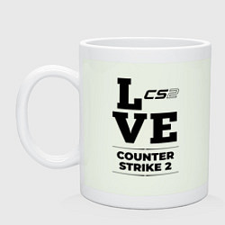 Кружка керамическая Counter Strike 2 love classic, цвет: фосфор