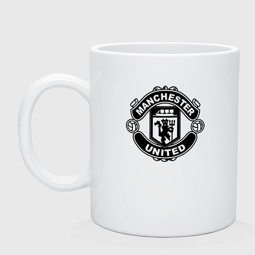 Кружка Manchester United black / Белый – фото 1