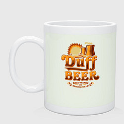 Кружка керамическая Duff beer brewing, цвет: фосфор