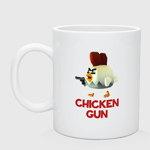 Кружка Chicken Gun chick / Белый – фото 1