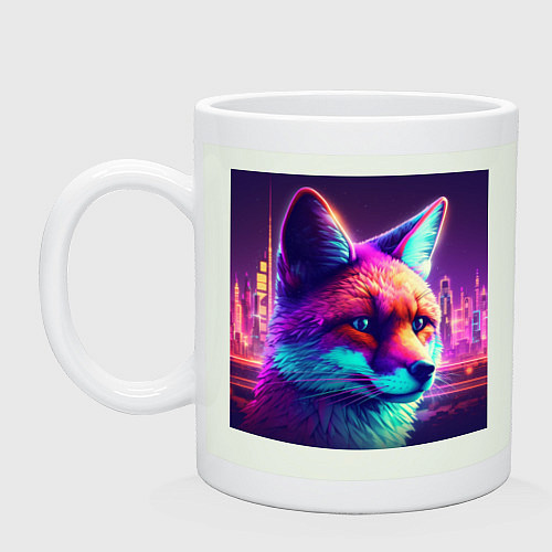 Кружка Неоновая лисица / Фосфор – фото 1