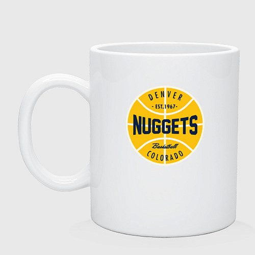 Кружка Denver Nuggets 1967 / Белый – фото 1