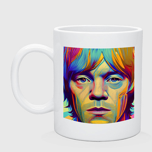 Кружка Brian Jones Digital Portret / Белый – фото 1