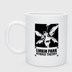 Кружка керамическая LP Hybrid Theory, цвет: белый