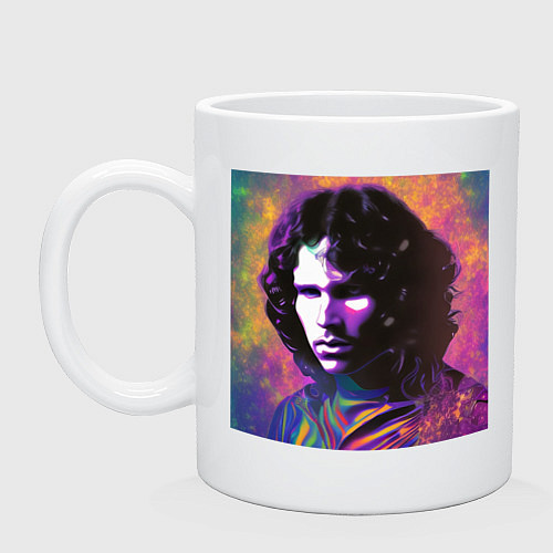 Кружка Jim Morrison few color digital Art / Белый – фото 1