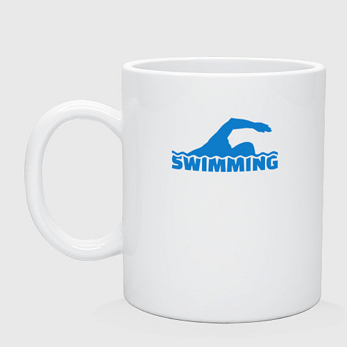 Кружка Swimming sport / Белый – фото 1