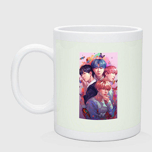 Кружка BTS pink style / Фосфор – фото 1