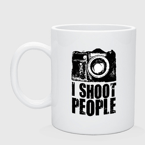 Кружка Shoot photographer / Белый – фото 1