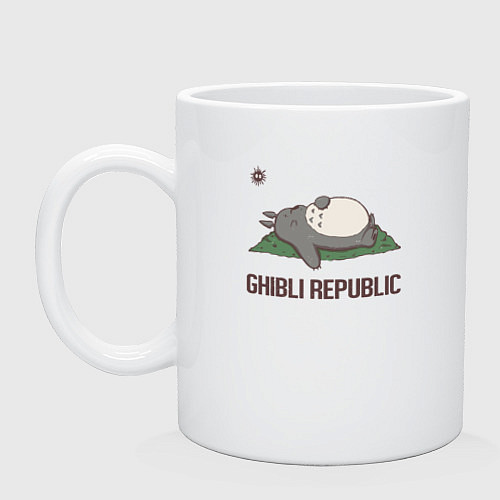 Кружка Ghibli republic / Белый – фото 1