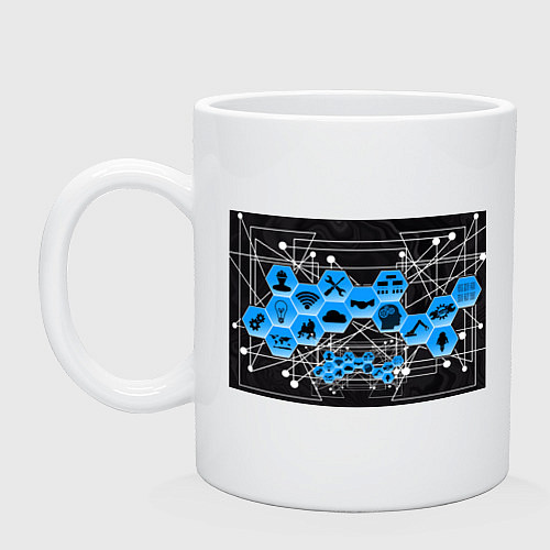 Кружка Виртуальный мир / Белый – фото 1