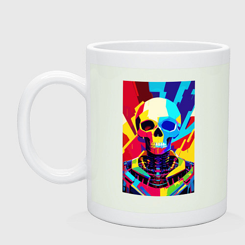 Кружка Pop art skull / Фосфор – фото 1