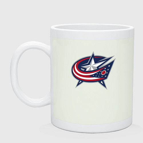 Кружка Columbus blue jackets - hockey team - emblem / Фосфор – фото 1