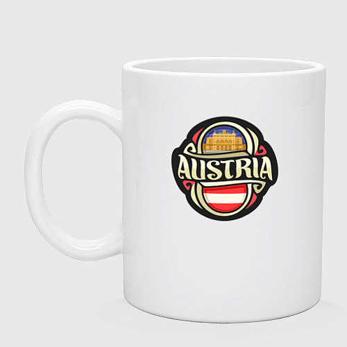 Кружка Австрия / Белый – фото 1