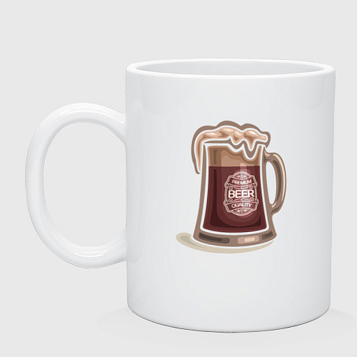 Кружка Dark beer / Белый – фото 1