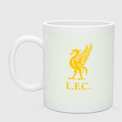Кружка керамическая Liverpool sport fc, цвет: фосфор