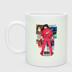 Кружка керамическая Канеда из аниме акира, цвет: фосфор