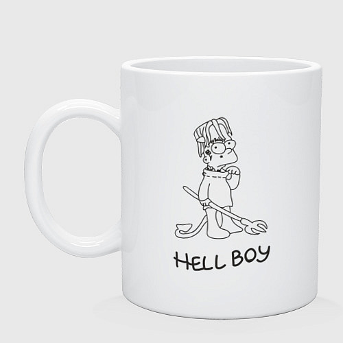 Кружка Bart hellboy Lill Peep / Белый – фото 1