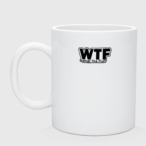 Кружка WTF какого / Белый – фото 1