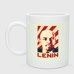 Кружка керамическая Vladimir Lenin, цвет: фосфор