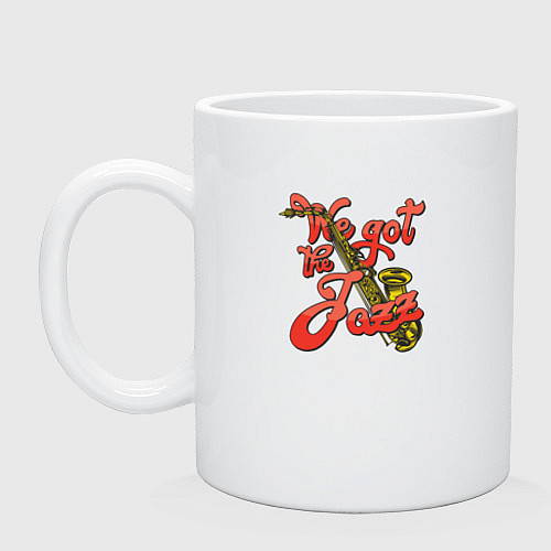 Кружка Я играю джаз / Белый – фото 1