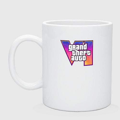 Кружка GTA 6 - official logo / Белый – фото 1