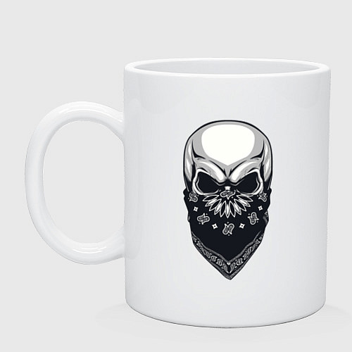 Кружка Gangster skull / Белый – фото 1