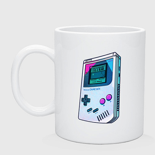 Кружка Гейм бой - тетрис / Белый – фото 1