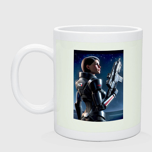 Кружка Mass effect - character ai art / Фосфор – фото 1