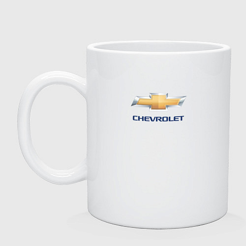 Кружка Chevrolet авто бренд / Белый – фото 1