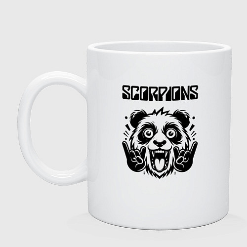 Кружка Scorpions - rock panda / Белый – фото 1
