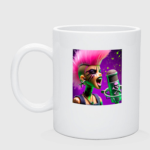 Кружка Barbie and punks not dead / Белый – фото 1