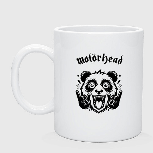 Кружка Motorhead - rock panda / Белый – фото 1