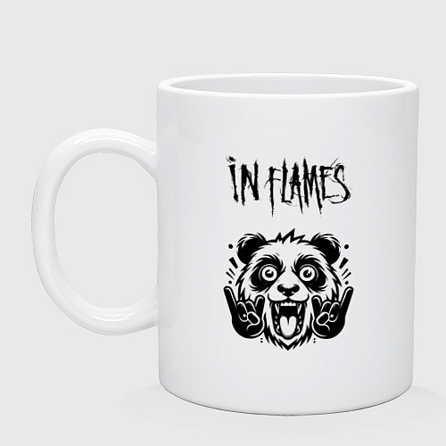 Кружка In Flames - rock panda / Белый – фото 1