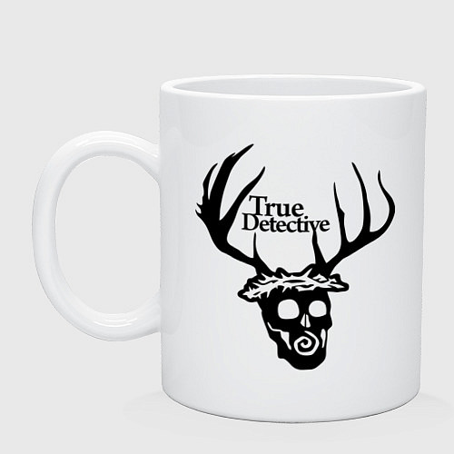 Кружка True Detective: Deer Skull / Белый – фото 1