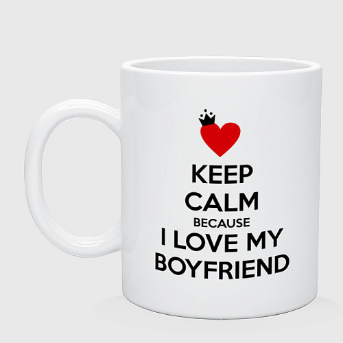 Кружка I love my boyfriend / Белый – фото 1