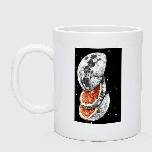 Кружка Планета из фруктов / Белый – фото 1