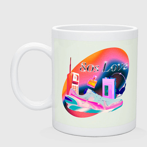Кружка 80s Love / Фосфор – фото 1