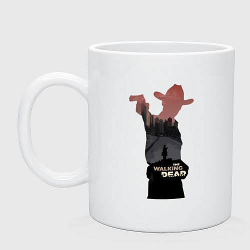 Кружка Ходячие мертвецы Рик Граймс / Белый – фото 1