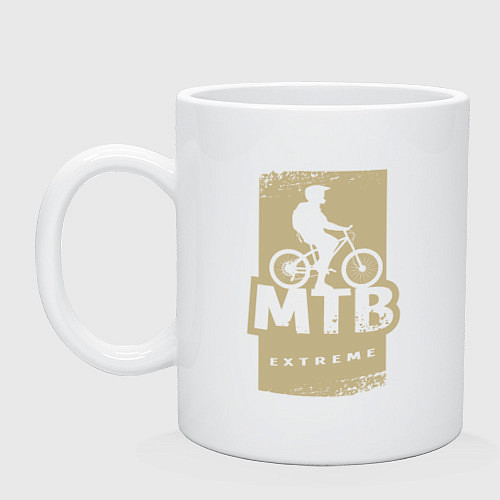 Кружка MTB extreme / Белый – фото 1