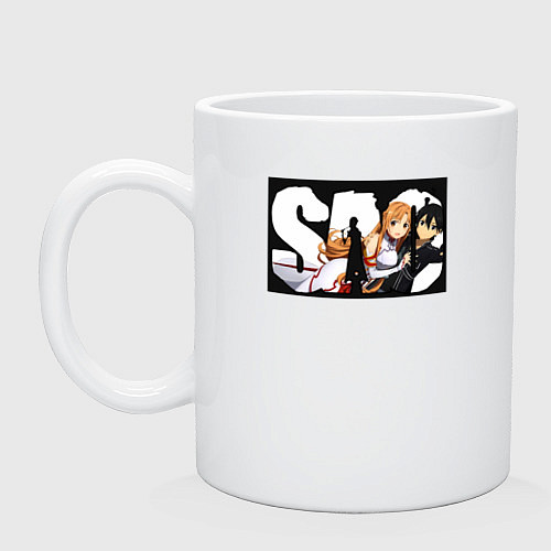 Кружка Кадзуто Киригая Игрок-одиночка / Белый – фото 1