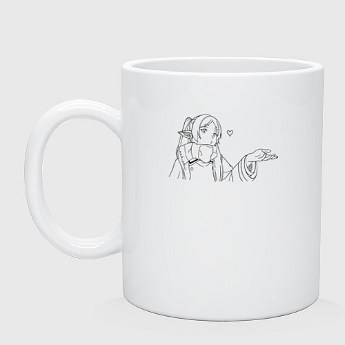 Кружка Фрирен волшебница / Белый – фото 1