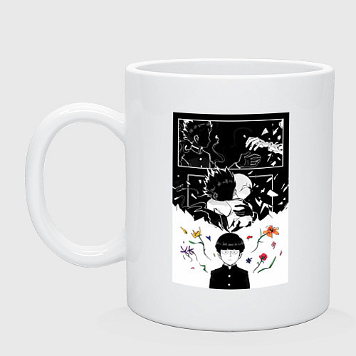 Кружка Моб Психо Шигэо Кагэяма / Белый – фото 1